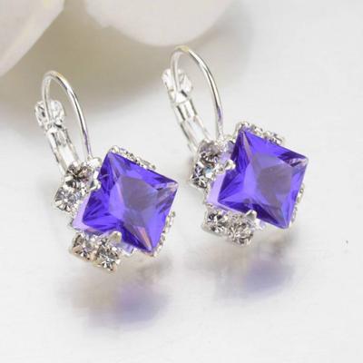 1 Paar Ohrringe, modisch, für Damen, glänzend, Brisur, Hochzeit, Verlobung, Schmuck, Aufhängung