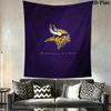 Minnesota Vikings Duvar Gobleni Estetik Duvar Askısı Baskılı Kumaş Battaniye Yatak Odası Oturma Odası Ev Dekorasyonu için Dekoratif Goblenler
