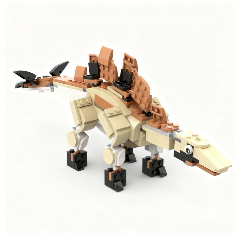 285pcs MOC Stegosaurus Adorabilis Creator 3 1 Model Building Blocks Construction Toy Christmas Gifts DIY Creative Idea Education