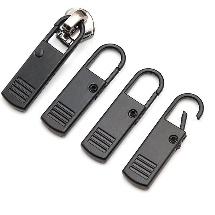 Abnehmbare Reißverschlusskopf-Zubehörteile Universeller Reißverschluss Reißverschluss-Sperre Ersatz Kleidung Tasche Schieber Reparatur Reißverschluss-Schnalle Anhänger