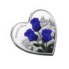 Herzförmige Liebesgedenkmünze Liebesherz Rose Metallmünzen Hochzeitssouvenirs mit verschiedenen "Ich liebe dich"-Sprüchen