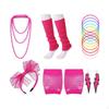Costume Accessories Set Necklace Fancy Party Gloves for Bar Decoration