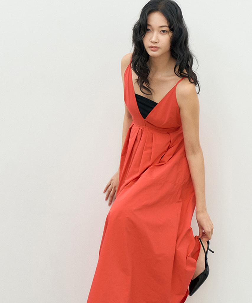 MAKE A TOAST Summer Holiday Maxi Dress Red Mbesop002Rd
