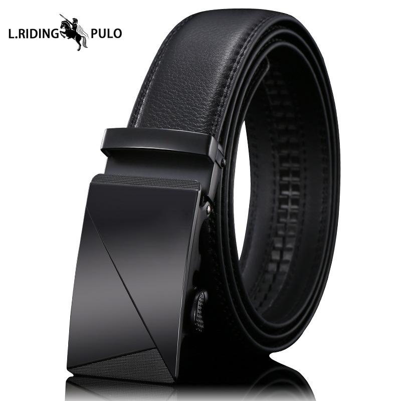 Gürtel Herren High-End Leder Automatikschließe Rindsleder Gürtel Herren Business Herren Hosen Lässig