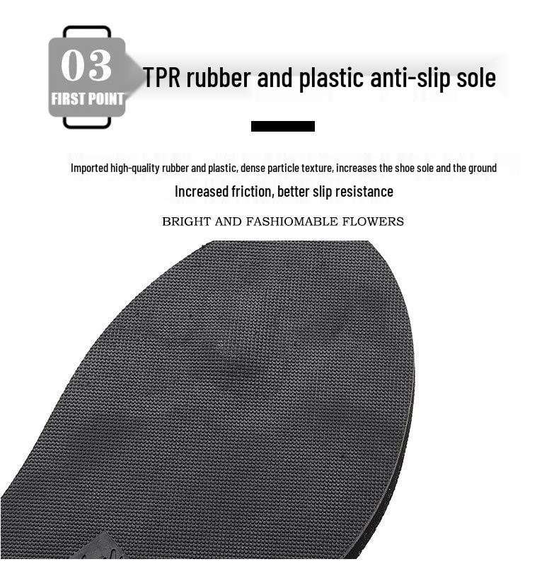 Women's Summer Pearl & Rhinestone Flat Heel Toe Cover Slippers