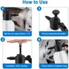 Car Foam Sprayer High Pressure Garden Hose Foam Cannon 2L Car Wash Foam Cannon for Window Vehicle Furniture Washing