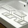 No Drill Bathroom Storage Rack Plastic Bathroom Sink Shelf Faucet Storage Shelf  for Kitchen
