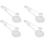 Food Strainer Kitchen Colander Stainless Steel Fried,Food Filter Tongs,High Temperature Resistant Filter Clamp