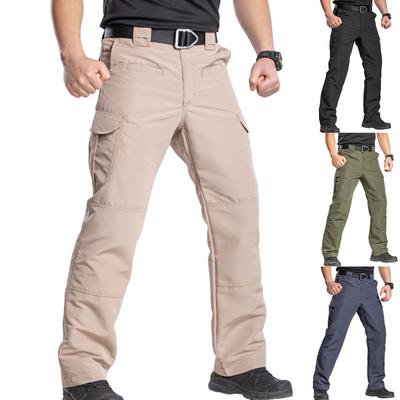 Mens Pants Ripstop Cargo Work Pants With Multi-pocket Water Resistant Breathable Hiking Camping Travel Fishing Construction Pants