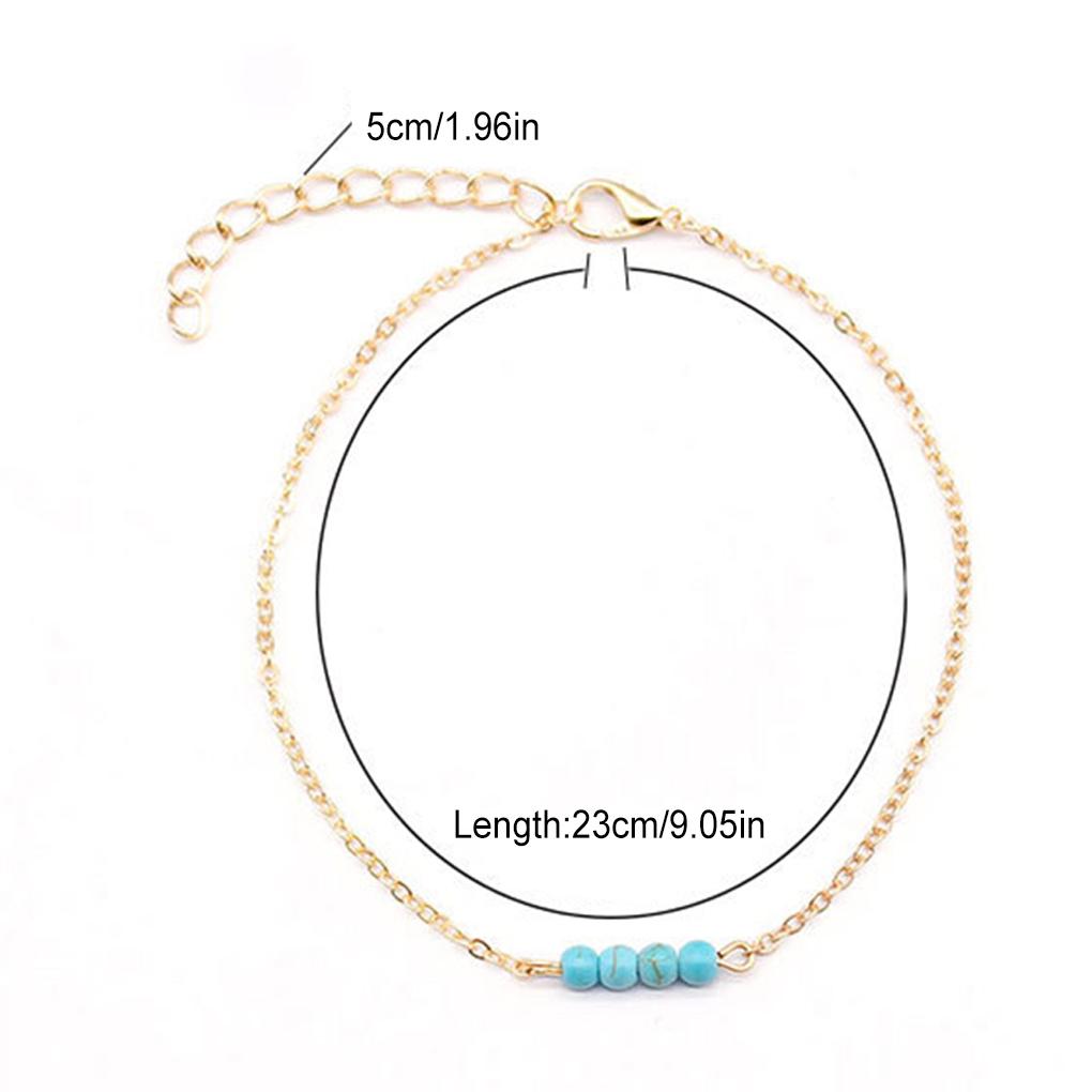 Anklet Foot Chains Aesthetic Jewelry Beach Accessories Valentines Day Gifts Ankle Bracelets for Women Girls Party Weddings