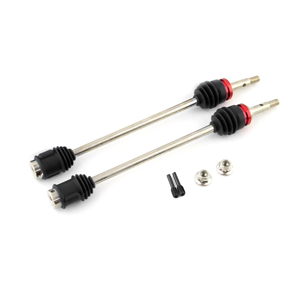 2ST Stål främre och bakre drivaxel CVD drivaxel 5451R Ersättning för Traxxas E-Revo/E-Maxx/T-Maxx/Revo 1/10 fjärrkontroll biluppgraderingsdelar