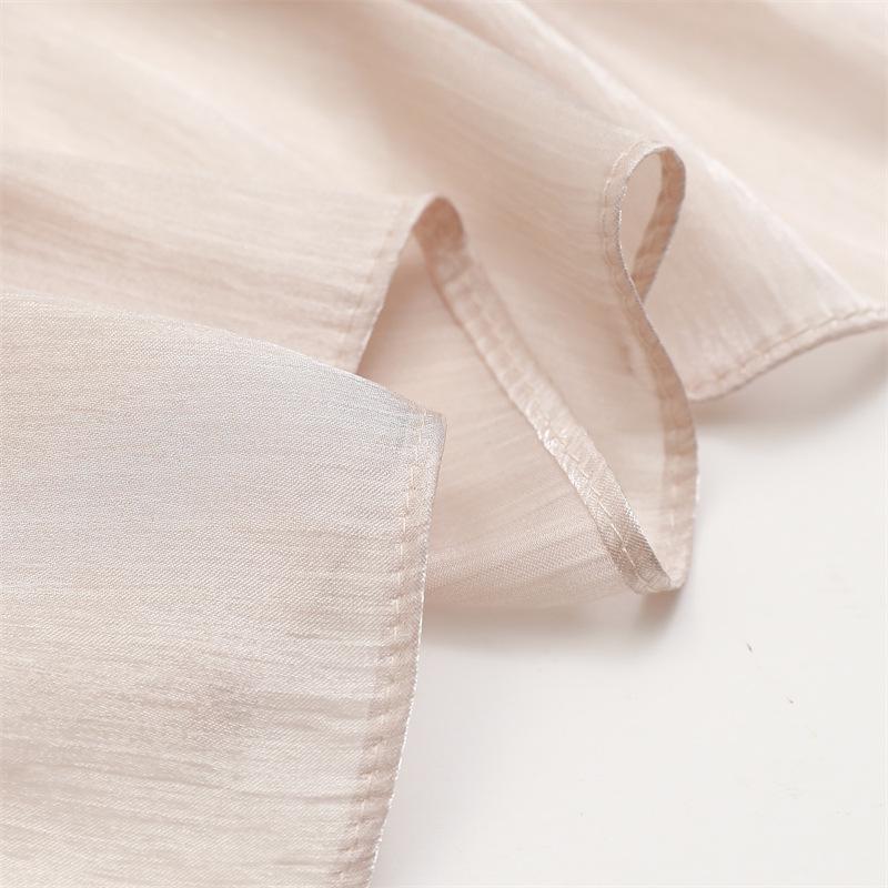 Spring Autumn Scarf Women Solid Designer Scarfs Pashmina Hijab Scarves Shawls Wraps Foulard Headband Headscarf Neckerchief Hijab