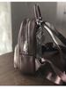 Johnature Versatile Genuine Leather Women Bag Small Backpack Leisure Solid Color Natural Cowhide Travel Backpacks