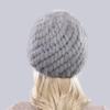 Winter women outdoor keep warm real mink fur hats Natural knitted mink fur cap Lady Good elasticity 100% genuine mink fur hat