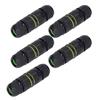 5Pcs Outdoor Electrical Cable Connector IP68 Waterproof 3 Core Wire Connectors 7?10mm