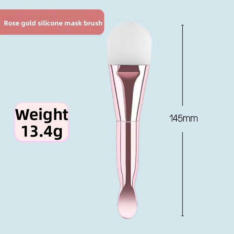 New Makeup Brush Single with Scoop Soft Bristle Mask Brush Beauty Tool Dual-Head Foundation Brush Mask Brush