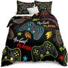 Gamer Bedding Sets for Boys Gaming Duvet Cover Set Video Games Comforter Cover Playstation Designs Bed Set with Pillowcase