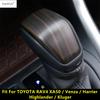 ABS Växelväljare Handtag Knopp Dekoration Skydd Trim Tillbehör Interiör För TOYOTA RAV4 XA50 Venza Harrier Highlander Kluger