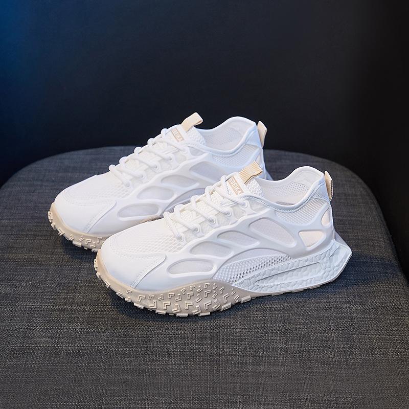 Fashion Fashion Platform Mesh Shoes Womens Summer Platform Heightening Breathable Casual Shoes Korean Version Mesh Breathable Sneakers