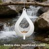 Plastic Bird Feeder House with Perch Pole Wild Bird Feeder Rainproof Feeding Station  Garden Yard