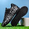 TF Soccer Shoes Unisex Youth Adult PU Upper Rubber Outsole Wear-resistant Non-slip Training Boots