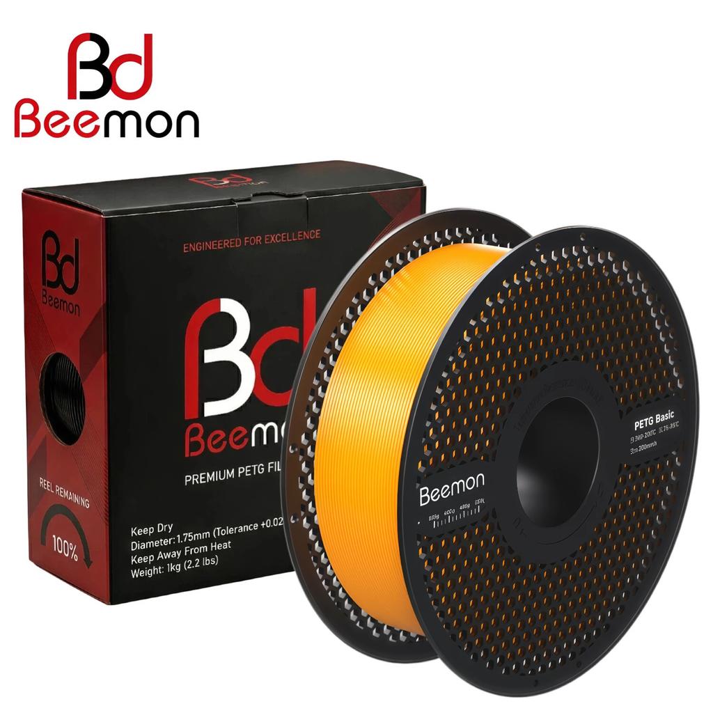 BEEMON Printer Filament 1.75mm, 1kg (2.2lbs), Easy to Print, No Warping, for Beginners & Experienced 3D Printing Enthusiasts