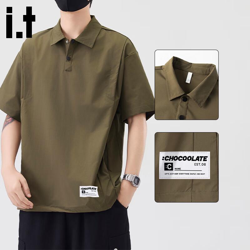 CHOCOOLATE Men s Short Sleeve Polo Shirt 3XL