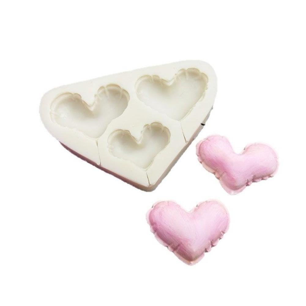 Number Design Chocolate Mold Heart Shape Resin Clay Mold New Silicone Mold  Cake Decorating