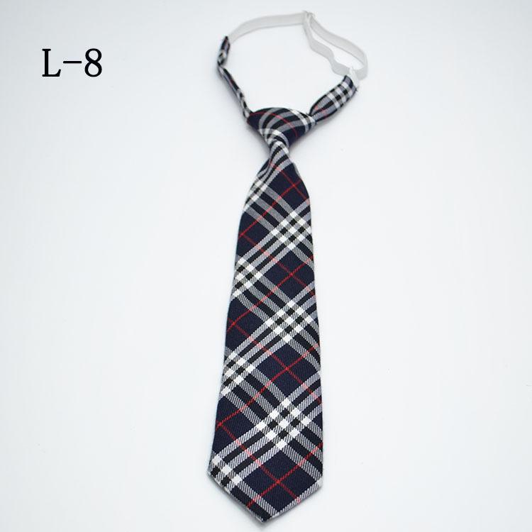 Kinderkrawatte Polyester Gestreift Baumwolle Karomuster Krawatte Schuluniform Auftrittsaccessoires