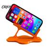 Showcase Phone Holder Lazy Stand, Ergonomic Curved for Side Lying Bed Mobile Sofa, Hands-Free Cradle Watching Video, Portable Desk Accessory