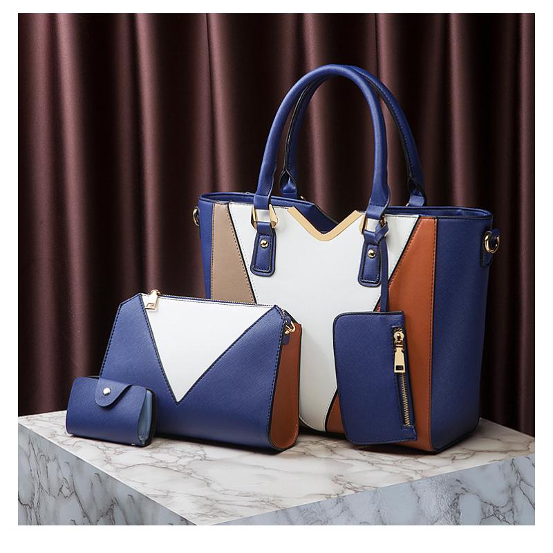 Borsa da donna alla moda Skew Straddle Pacchetto semplice Tote Bag Pendolare Portatile Una spalla