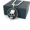New Fashion Gothic Men's Skull Pendant Necklace Cool Punk Jewelry