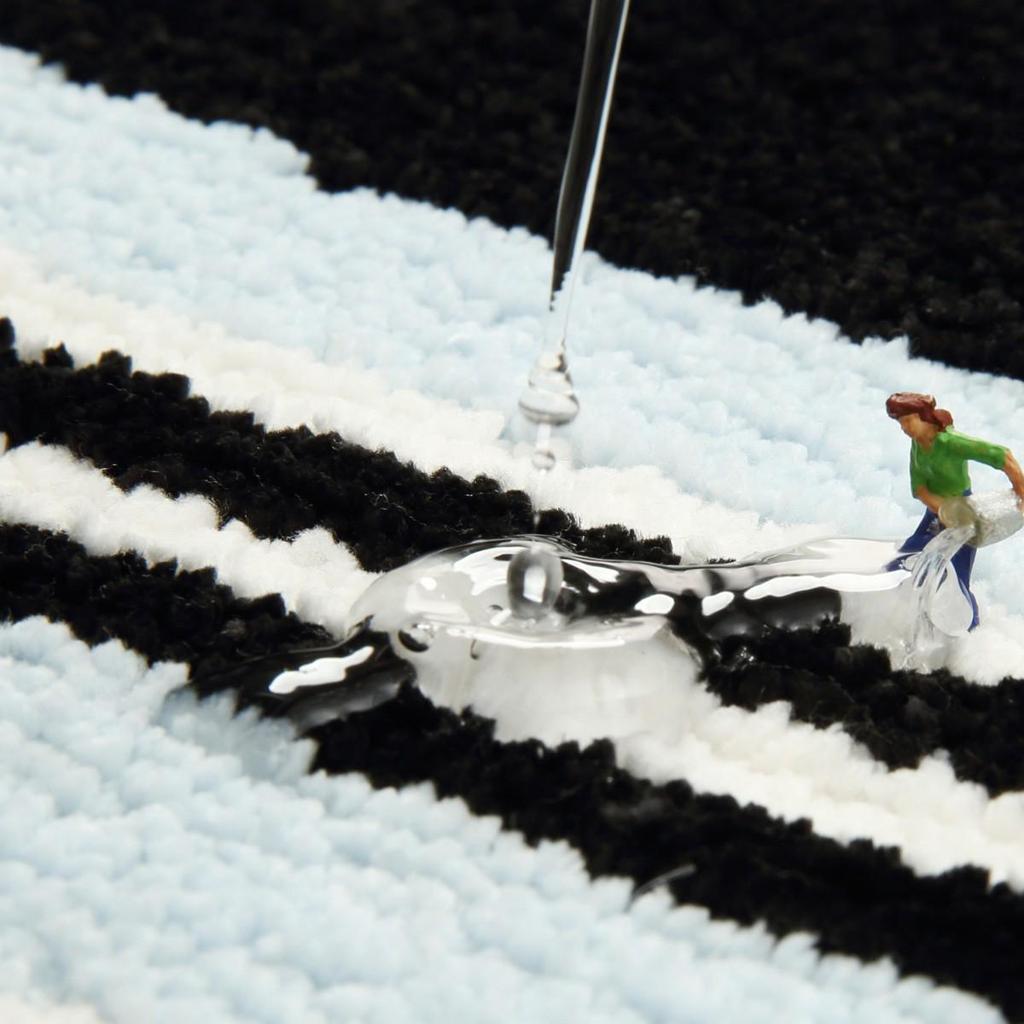 Nordic Style Black & White Striped Non-Slip Bedroom Rug - Wear-Resistant Long Floor Mat for Living Room