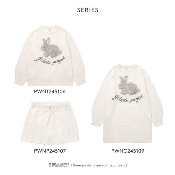 Gelato Pique Baby Moco Rabbit Jacquard Dress Free Women's (Pink, Size)