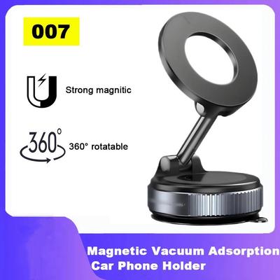 Support Magnétique Puissant pour Téléphone de Voiture Ventouse Ultra Vide Support Téléphone Porte-Téléphone Cellulaire pour iPhone 16 15 14 13 12 Android