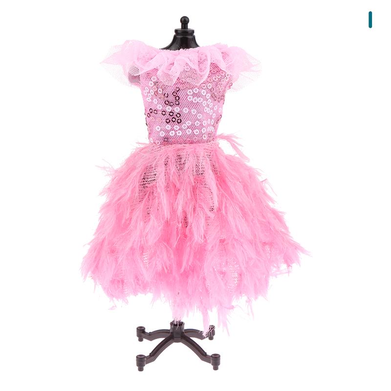 Doll Clothes For 30Cm Doll Clothes Evening Gown Trailing Skirt Wedding Dress Princess Dress Dollhouse Decor Accessories