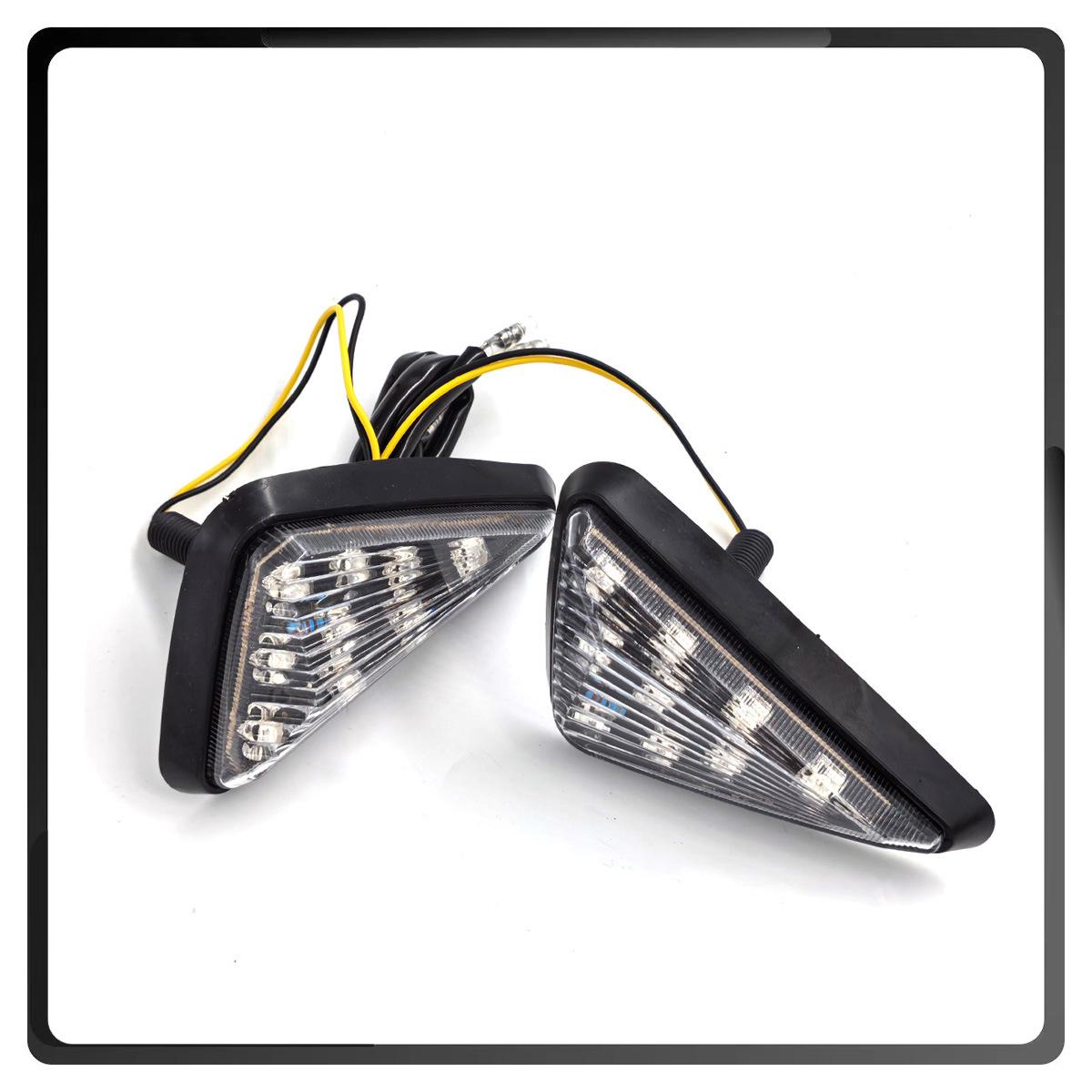 

Yamaha Motorcycle LED Triangle Turn Signal Light - Universal Fit Indicator