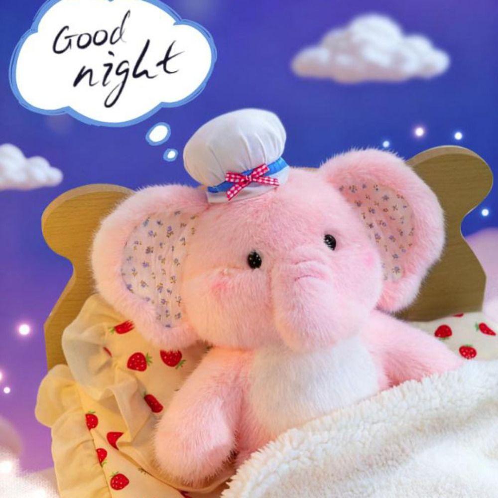 Fluffy Cartoon Elephant Plush Toys Soft Elephant Plush Toys Elephant Plush Doll Boys Girls