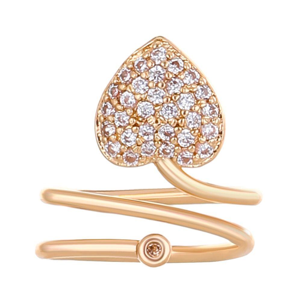 Skull Heart Nail Ring Open Butterfly Nail Art Ring Trendy Eyes Manicure Ring Girls