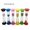 6 Pack Colorful Sand Timer Set Multiple Durations Perfect For Classroom Kids Brushing Teeth Cooking Games