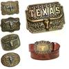 Fivela de Cinto Ocidental Inicial Vintage-Cowboy Rodeio Prata Grande Fivela de Cinto Para Homens Mulheres
