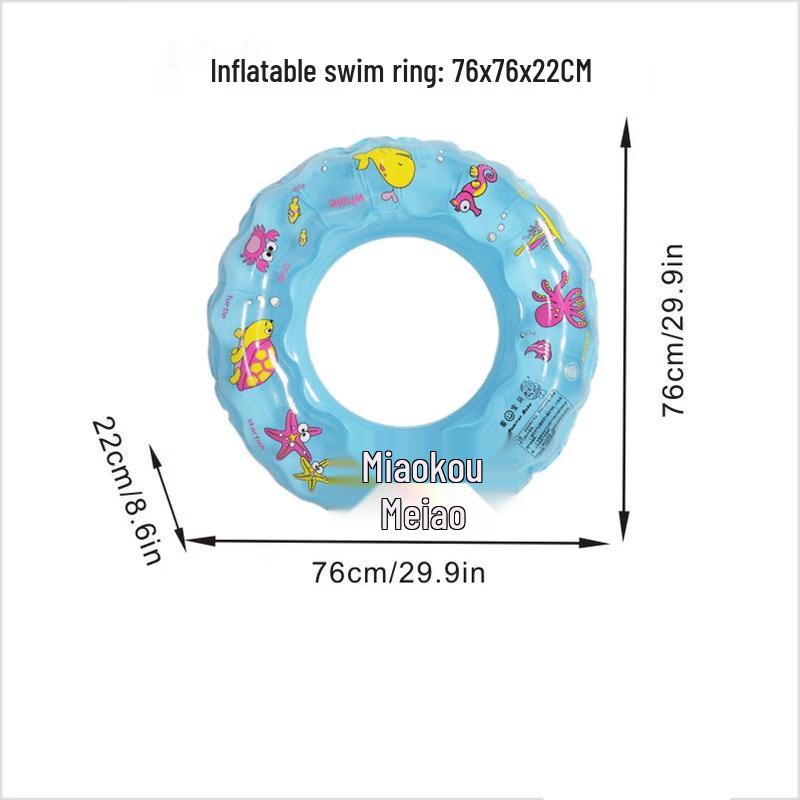 

Blue Crystal Effect Inflatable Swimming Ring