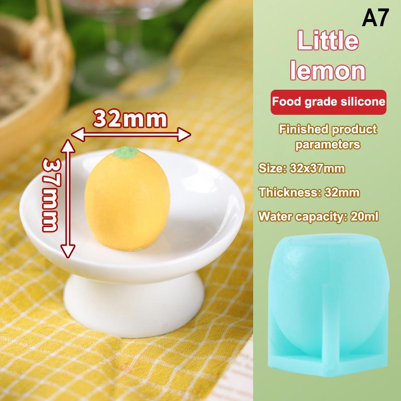 .1pc Cake Mold Ice Cream Mold Mousse Desserts Cake Decorating Tools 3D Fruit Shape Silicone Mold Reusable Kitchen Tools For Home