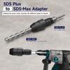1Pc SDS Plus To SDS Max Converter Drill Adapter Rotary Hammer Adapter Tool Connector Portable Impact Bit Connector Tool
