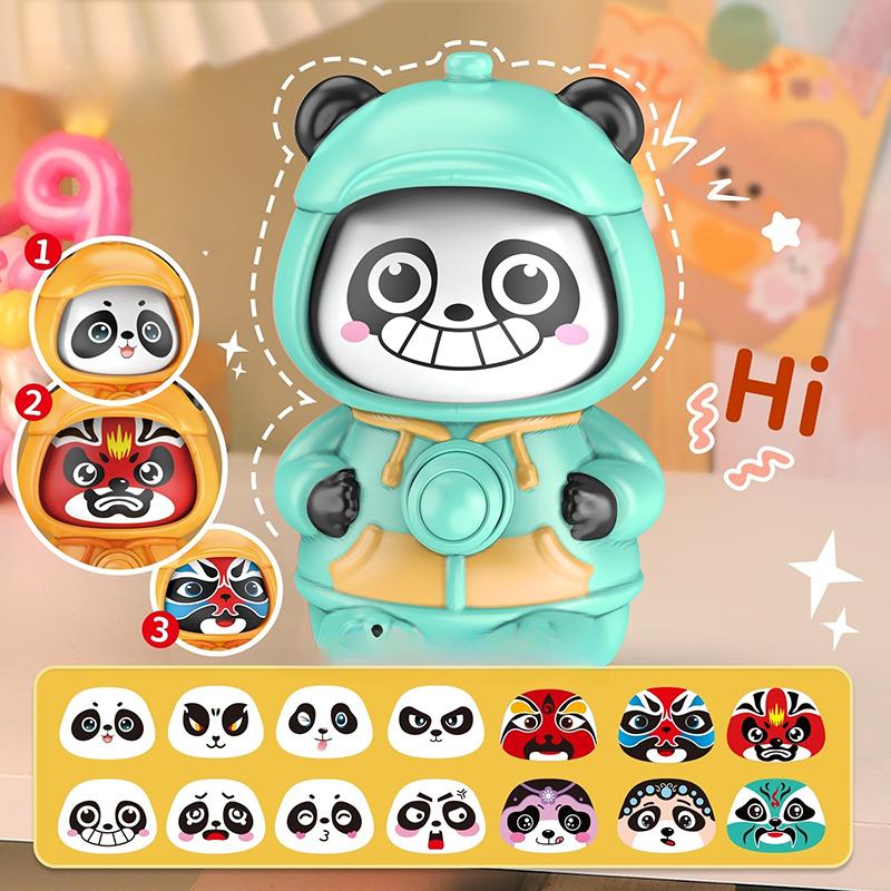 Fun Sichuan Opera Face Changing Panda Dolls Stress Reducing Toy 14 Unique Faces Crafts Ornament Toy Gifts For All Ages
