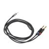 3.5mm 1Celsius8 Inch Male To Dual 6.35mm 1Celsius4 Inch TS Male Cable Stereo 1Celsius4 To 1Celsius8 Cable for Amplifier Mixer