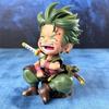 JT studio Samme stil One Piece 6,29 tommer/16 cm Sittende holdning Luffy Roronoa Zoro Partner Samleobjekt Små PVC-modell Leker Gaver