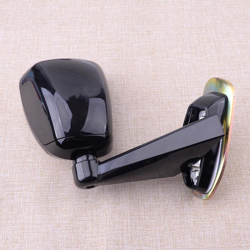 Black Front Left Side Universal Engine Hood Blind Spot Rearview Wide Angle Mirror for Cars ATV Pickup
