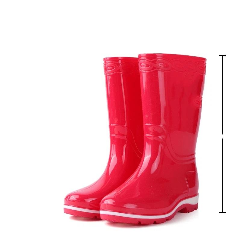 

Женские уличные нескользящие и водонепроницаемые полусапоги 40 красный