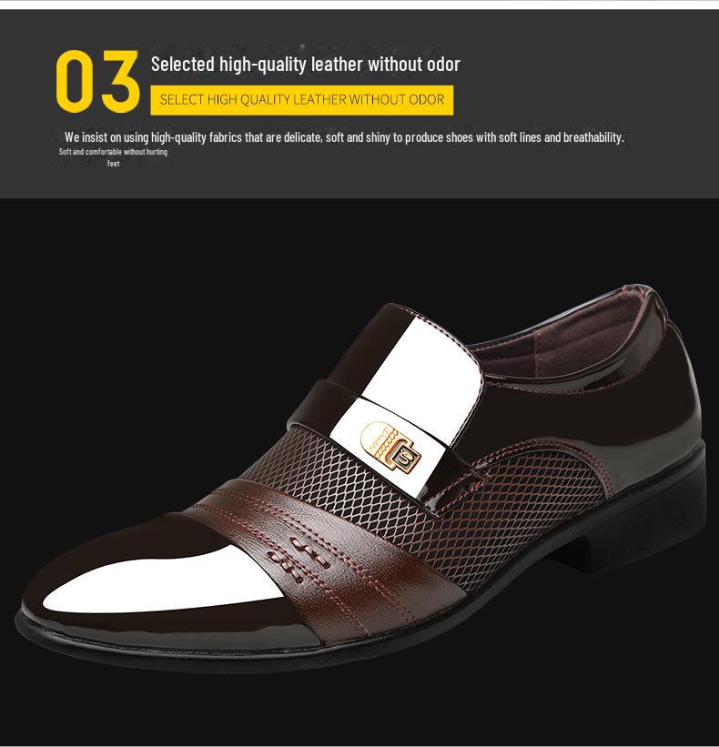 Men's Large Size British Casual Leather Shoes – 2024 Spring & Autumn Business Formal Collection
